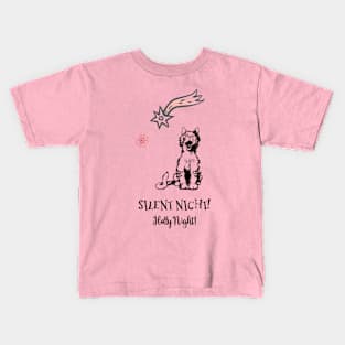 Christmas Humor with Funny Cat Kids T-Shirt